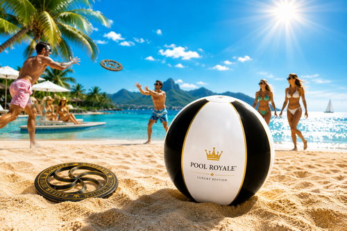 POOL ROYALE™ Flying Disc – Édition Luxury 24K Gold | 19,99 $